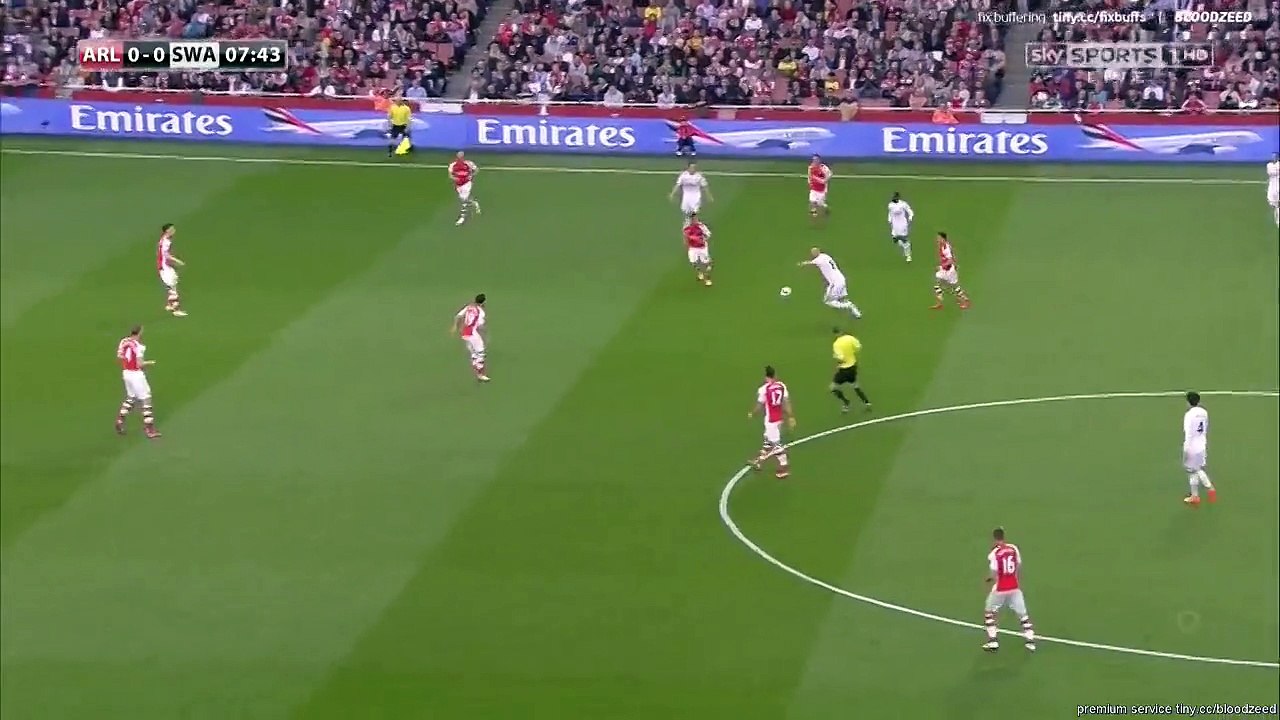 Jonjo Shelvey Long Shot - Arsenal vs Swansea City 11.05.2015 HD