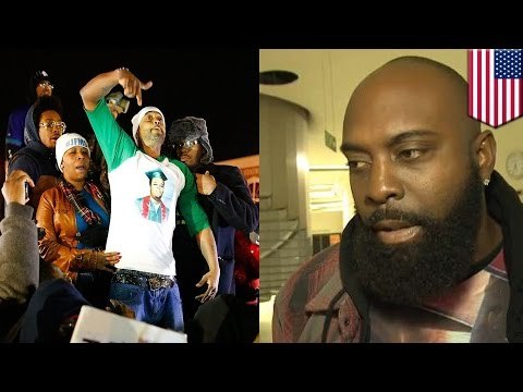 Ferguson shooting grand jury verdict: Michael Brown’s stepfather shouts “burn this bitch down”