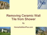 Removing Ceramic Wall Tiles from Shower Video
