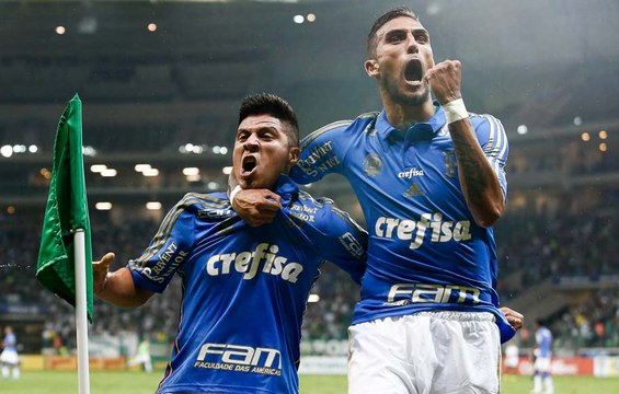 Palmeiras reage, vira e goleia o Sampaio Corrêa