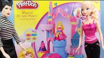 Disney Elsa Frozen Play Doh Magic Design Palace with Maleficent from Sleeping Beauty