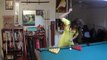 Seven trick shots with Mary Avina on Billiard Snooker Pool Table - 13