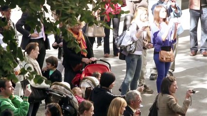 Flashmob Opera - Festival La Perla - AIDA 2013