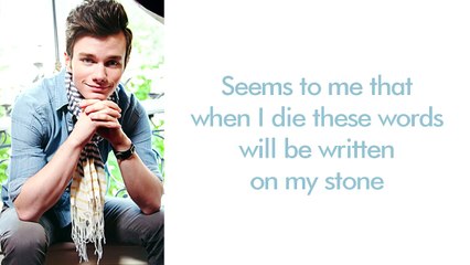 Glee - Story of My Life (Lyrics)