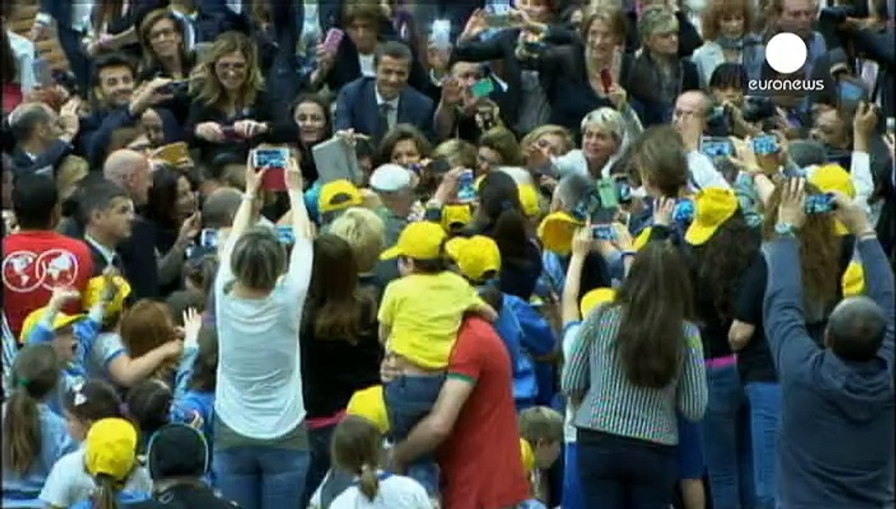 Fragen zum Frieden: Papst-Audienz mit 7000 Kindern