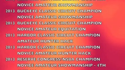 2013 Congress Reserve Champion for Sale - PRICE REDUCED,