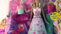 Disney Queen Elsa Mermaid Fairy Princess Barbie Fairytale Dress Up Frozen Toy Review