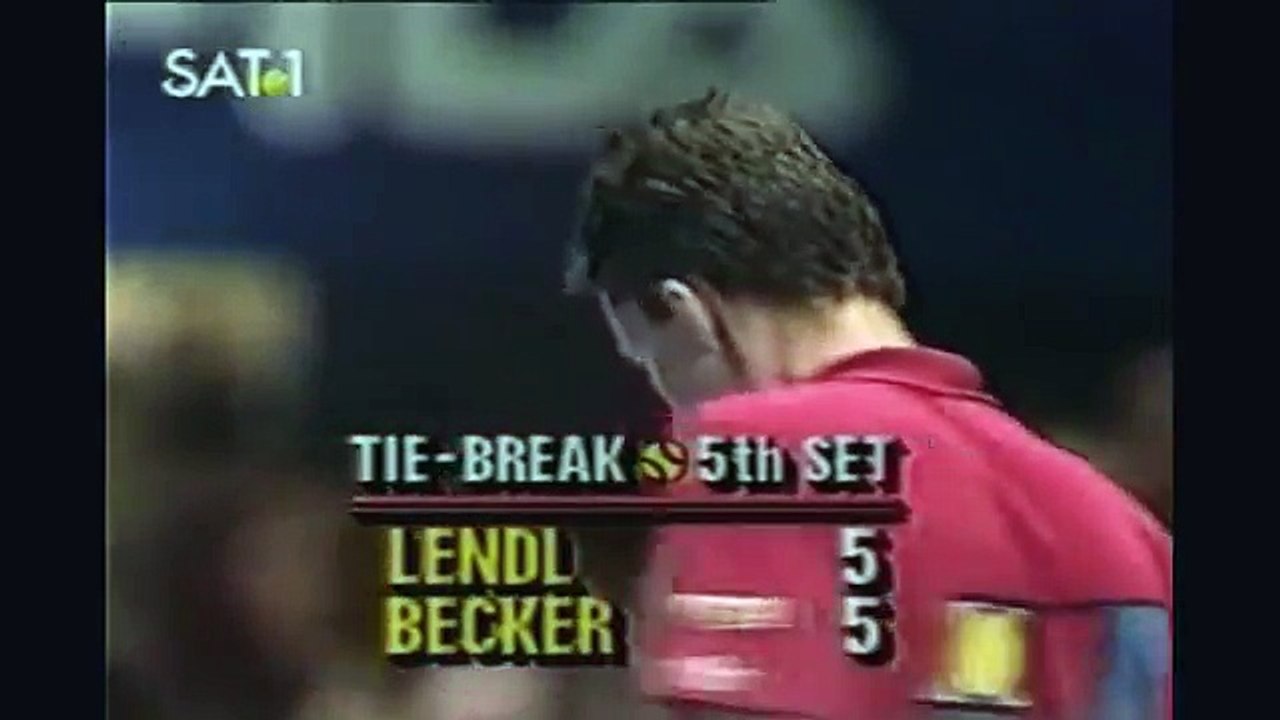 Becker vs. Lendl - incredible match-point
