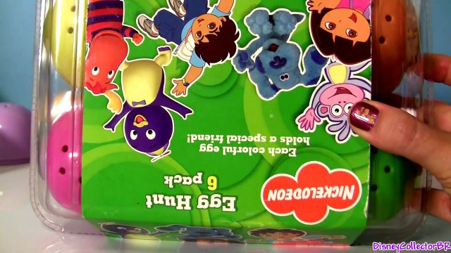 6 Nickelodeon Surprise Eggs Diego Backyardigans Blue's Clues Dora the Explorer Go,Diego,Go!