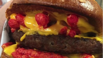 Carl's Jr. testing Cheeto topped burger