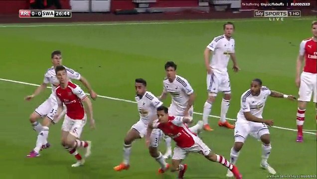 A.r.s.e.n.a.l. 0 - 1 S.w.a.n.s.e.a. ~ Extended Highlights 11.05.2015