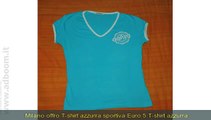 MILANO, CINISELLO BALSAMO   T-SHIRT AZZURRA SPORTIVA EURO 5