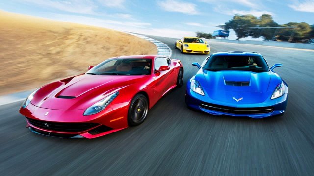 Ferrari F12 Berlinetta vs Mercedes Benz C63 AMG Black Series drag race