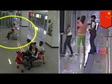 Rude Chinese passengers: allow kid to urinate in public and slap subway staffer for intervening