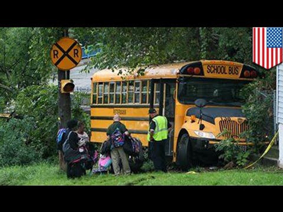 Akron, Ohio school bus driver saves little girl from runaway bus before being dragged to death