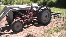 Planting the Food Plot with a Single Row Hand Seeder by Mid West Products GSF-31M John Deere 140