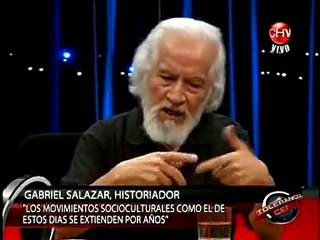 Historiador Gabriel Salazar en Tolerancia Cero.(2)
