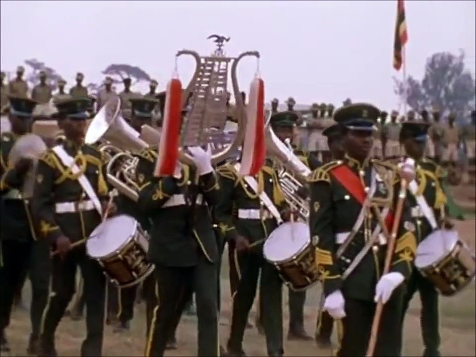 President Idi Amin Dada Parade 2! Great fun! English. HD.