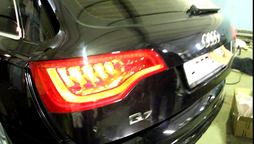 change comfort control unit on audi Q7 for rear light LED - video  Dailymotion