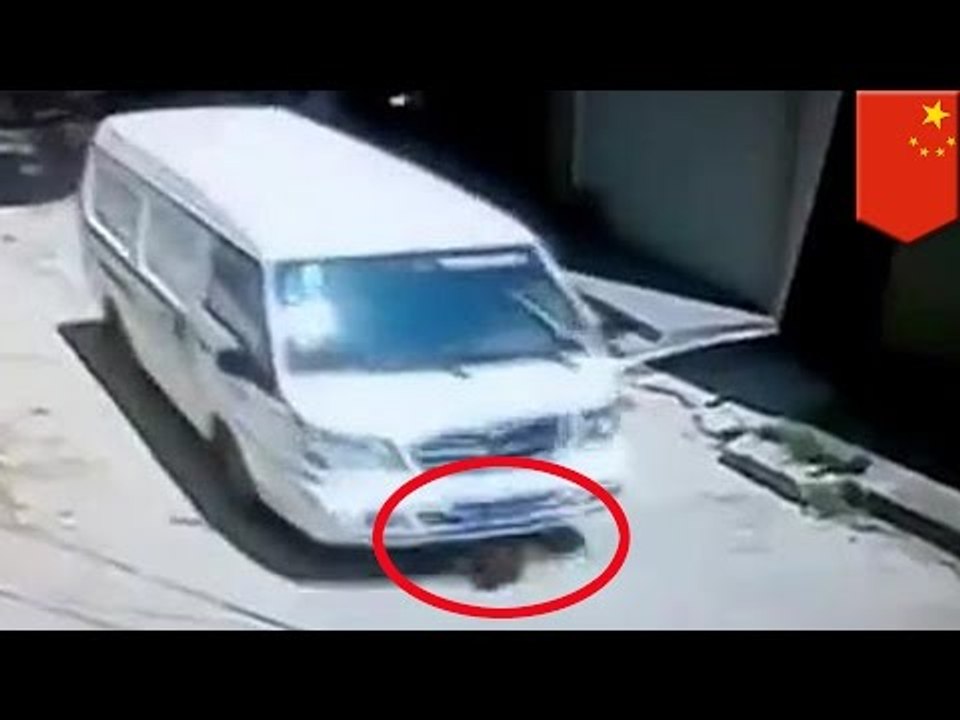 Run over by car AGAIN: 2nd Chinese boy run over by a van within one week