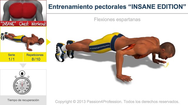 Entrenamiento pectorales INSANE EDITION