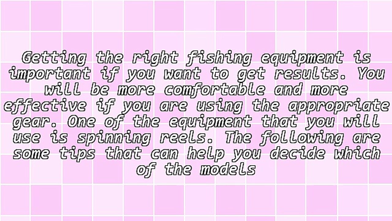 A Basic Guide To Selecting Spinning Reels