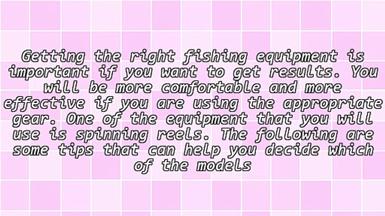 A Basic Guide To Selecting Spinning Reels