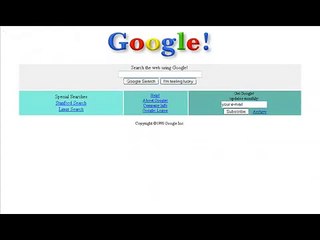 Google.com Evolution