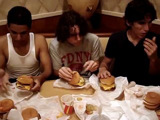 BURGER EATING CONTEST