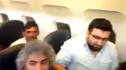 youth are fun . look what they Do On Board Shaheen Airline