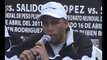 JuanMa Lopez habla con la prensa despues de su pelea con Orlando Salido