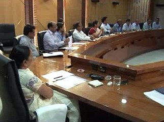 Gandhinagar Video Conference on Urban Water Supply by Gujarat CM