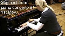 Valentina Lisitsa / Rachmaninoff Concerto #1 Cadenza (solo take)