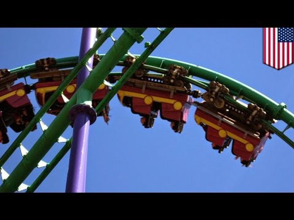 Joker’s Jinx roller coaster malfunction at Six Flags America leaves riders stranded