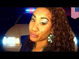 Wacky woman attempts to steal a police cruiser with two officers still inside