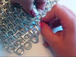 DIY Pop Tab Chain Mail