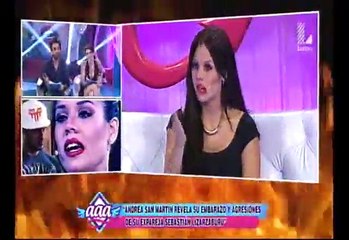 Andrea San Martín indignada con su ex Sebastián Lizarzaburu