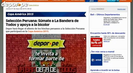 Linda Lecca se sumó a La Bandera de Todos para apoyar a la selección (VIDEO)