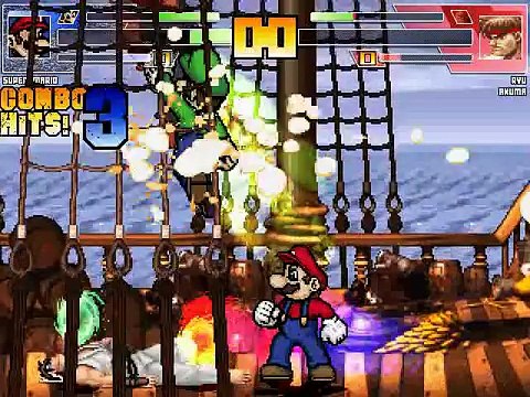 MUGEN - Super Mario Bros. vs. Street Fighter