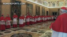 ¿Cómo reaccionaron los cardenales al anuncio del Papa?