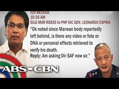 Palitan ng text nina Roxas, Napenas at Espina