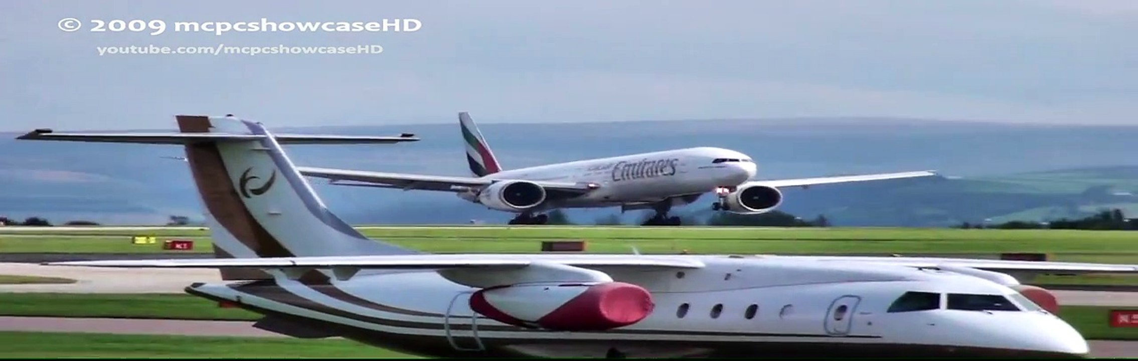 Emirates 777 Fast LANDING/STOP (Wow!) 23R | MAN
