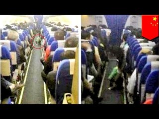 Pooping in public: Chinese kid takes a crap on airplane floor