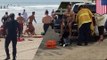 Lightning strike at Venice Beach, California, kills one and injures eight