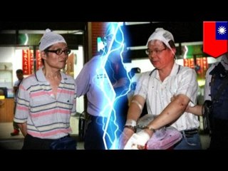 Love triangle: older woman inspires two men to fight dirty for love