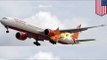 Bird strike? Pilot avoids plane accident by landing jet with one engine after other catches fire
