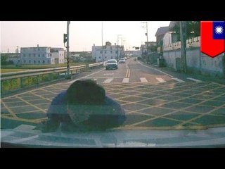 Car suicide fail video footage: Drunk and bullied teenager tries to get hit by car