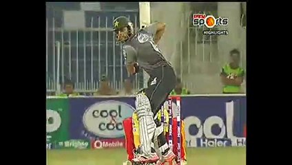 Shoaib Malik 95 of 49 Balls vs Peshawar Panthers 11th May 2015