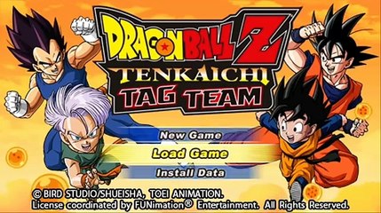 PSP: Dragon Ball Z Tenkaichi Tag Team Gameplay