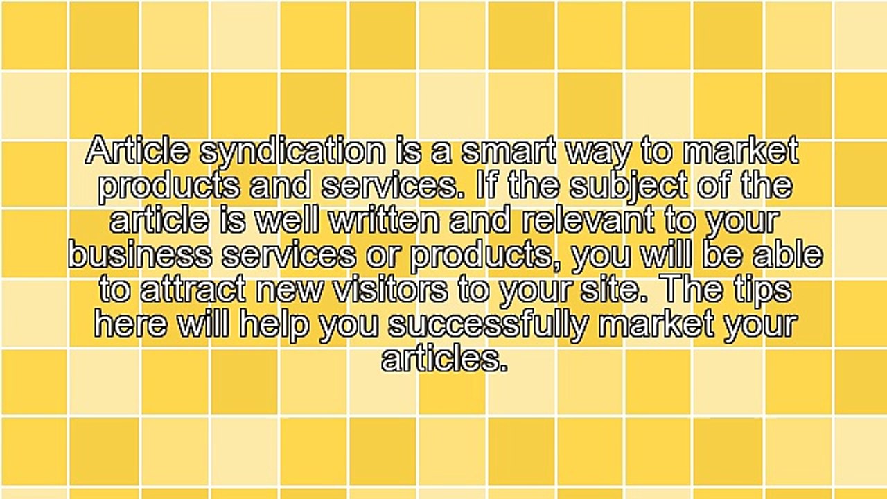 Get The Competitive Edge With These Suggestions On Article Syndication